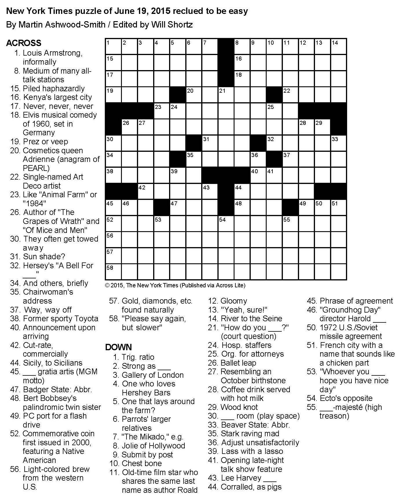 Former toyota model crossword puzzle clue