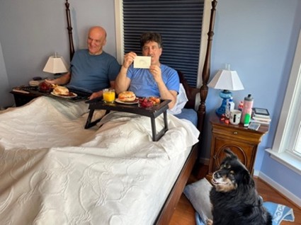 Breakfast in bed