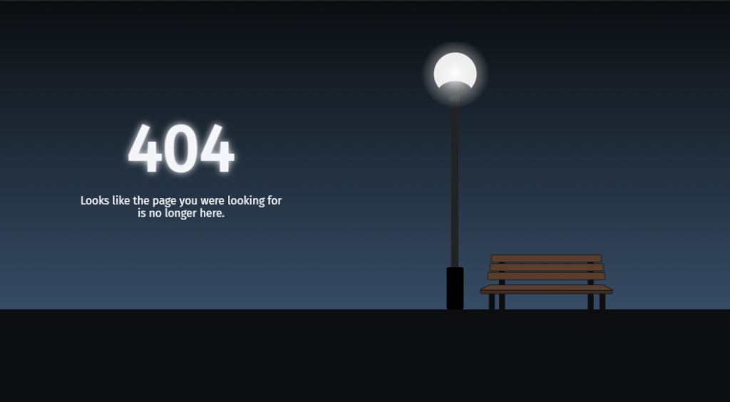 404 not found